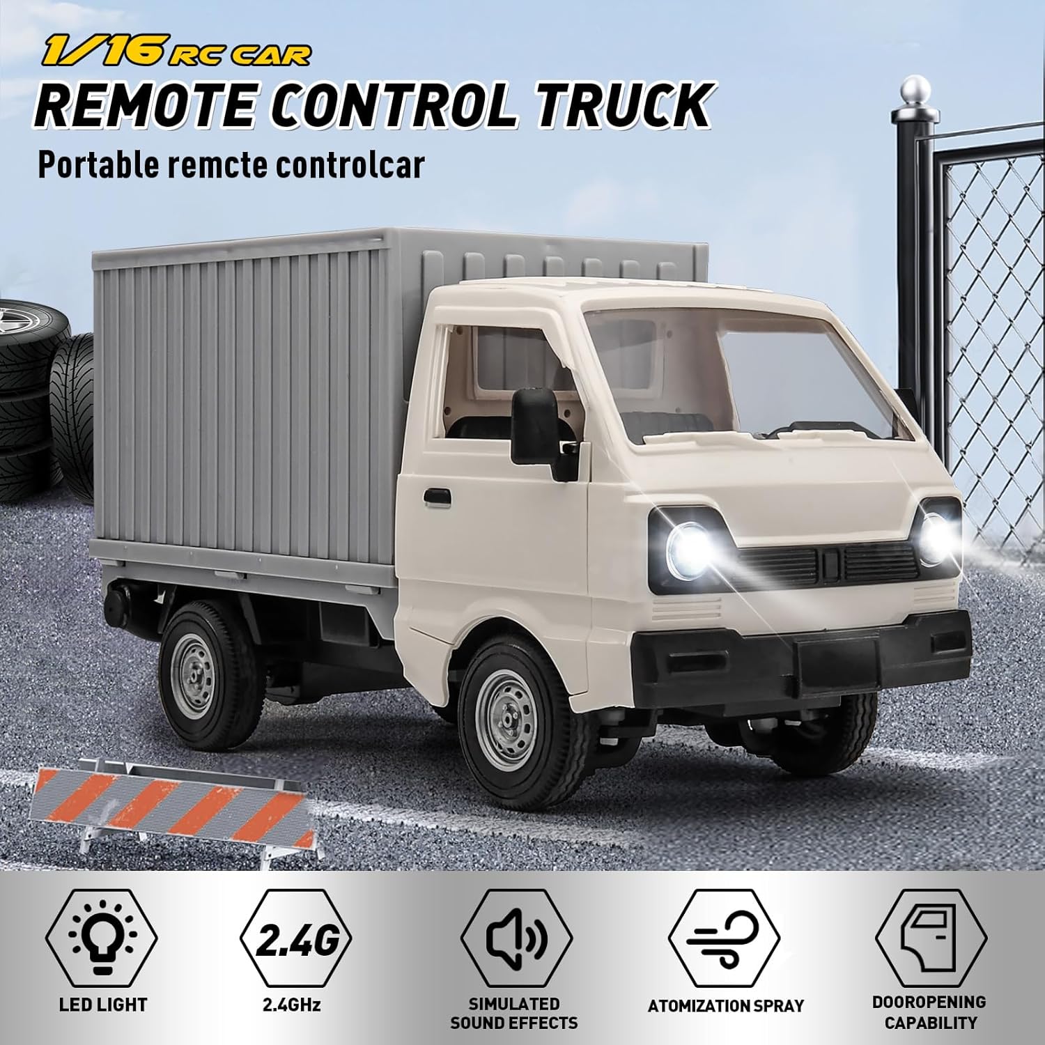 Rc Hobby Toucan - Camion RC KF21 1:16 2.4GHZ, voiture