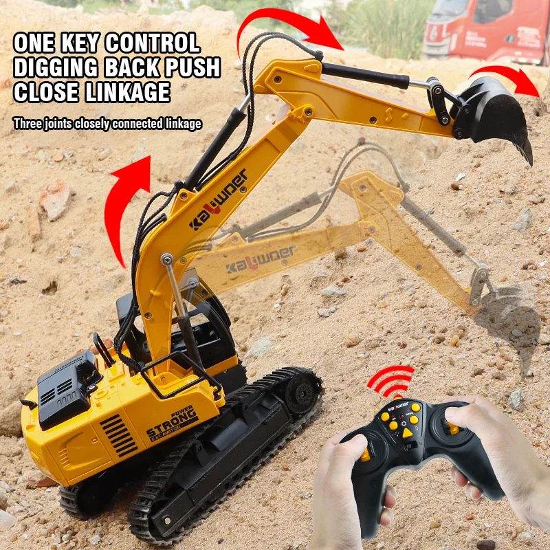 Rc Excavator Hobby - Huina Rc pelle 1/24 9Ch voitures