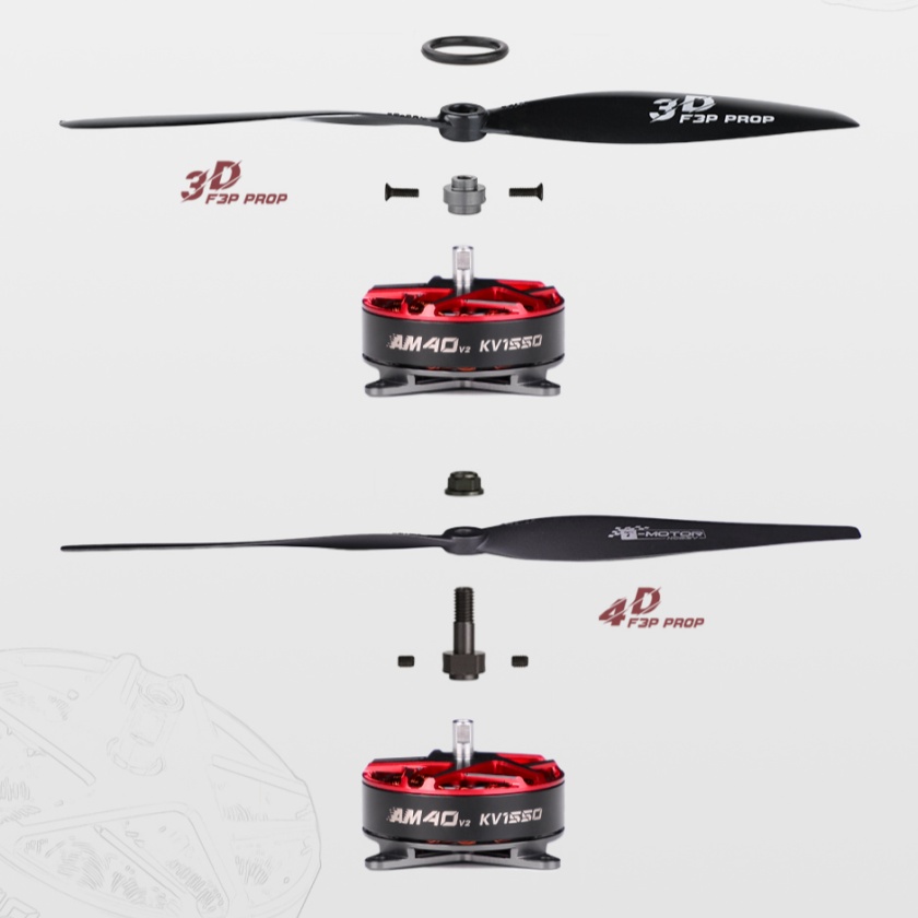 T-Hobby AM40 V2 3D/4D 2-3S pui - Rc Hobby Motors avis et prix