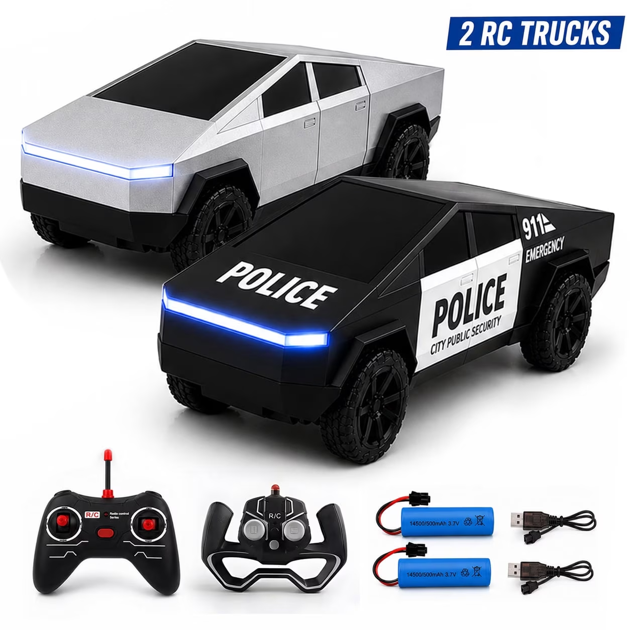 Lot de 2 Jouets Cyber Truck RC - Rc Hobby Nook avis et prix