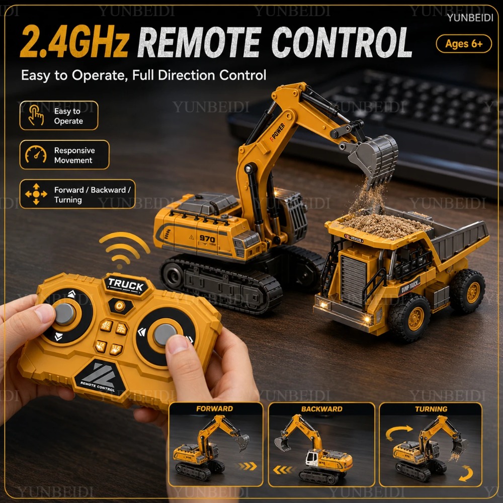 Mini voiture télécommandée en  - Rc Excavator Hobby avis et prix