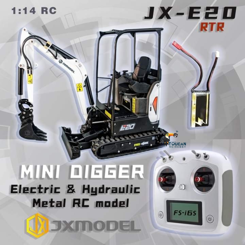 Mini-excavatrice RC RTR JX E20 - Rc Excavator Hobby avis et prix